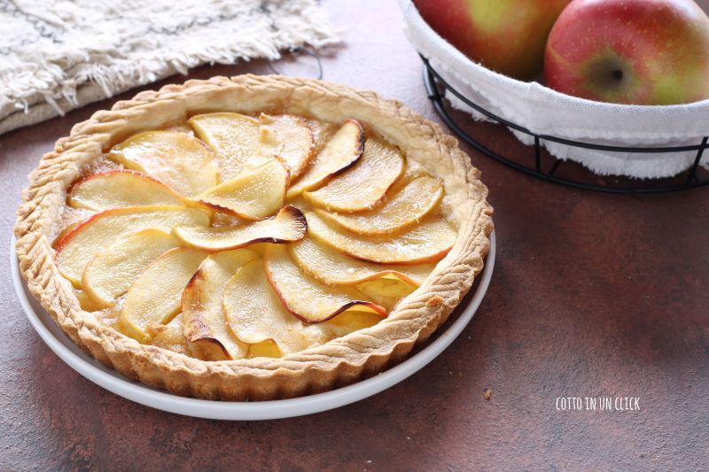 very simple apple tart
