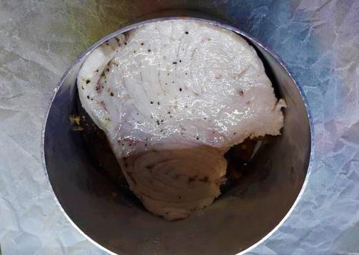 Baked Eggplant and Swordfish Casserole