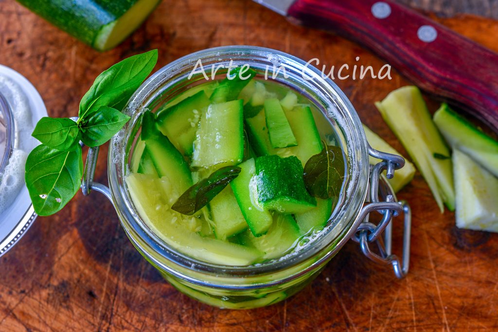 Pickled Zucchini Quick Preserve or Side Dish Recipe