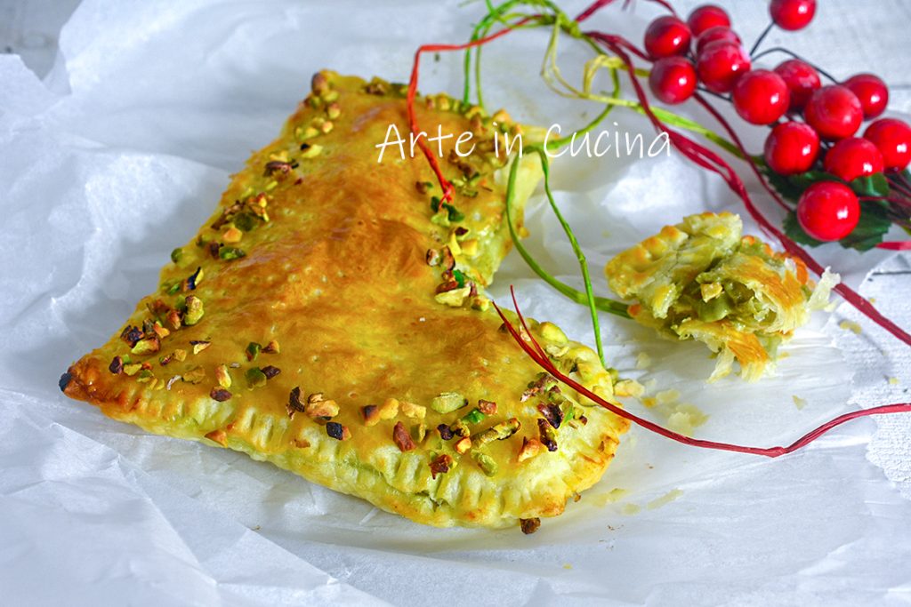 Pistachio Befana Stocking with Puff Pastry