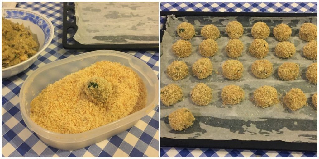 baked eggplant meatballs