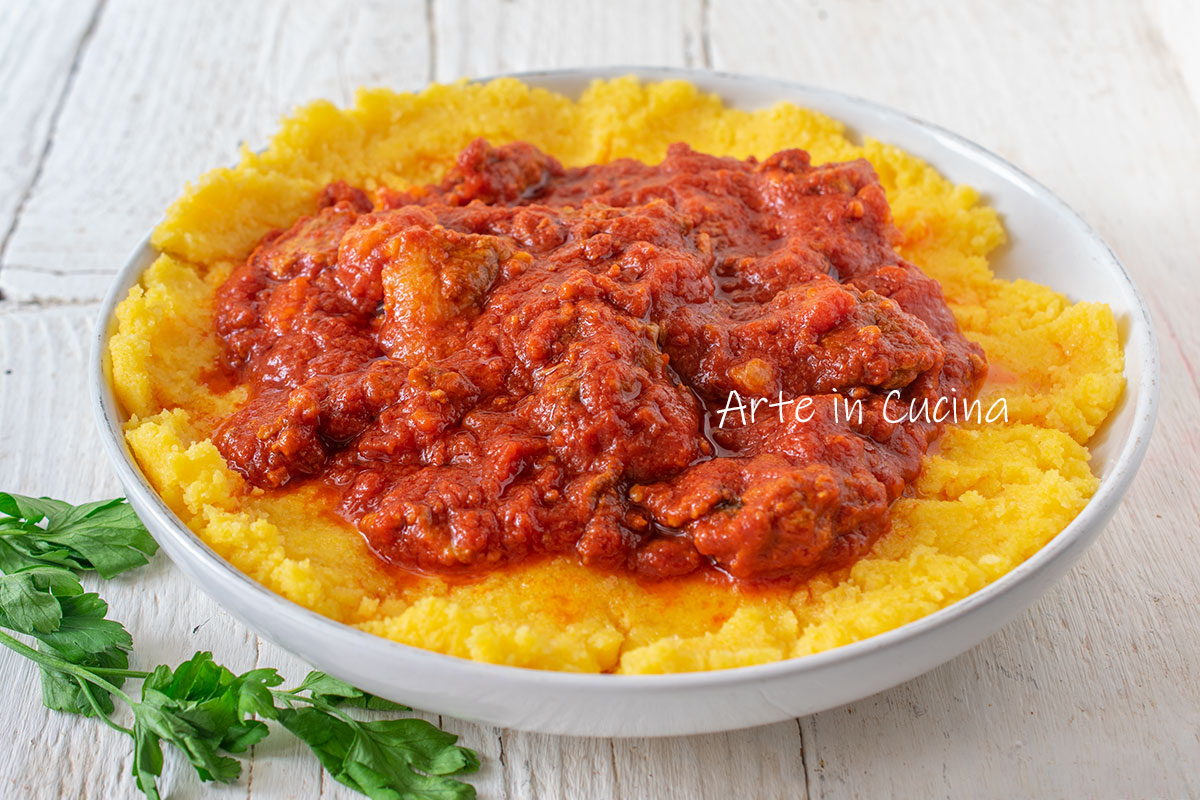 Polenta with Bolognese Sauce