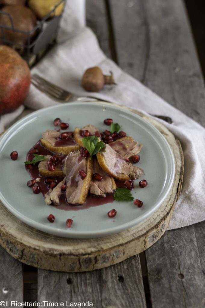 pomegranate duck breast