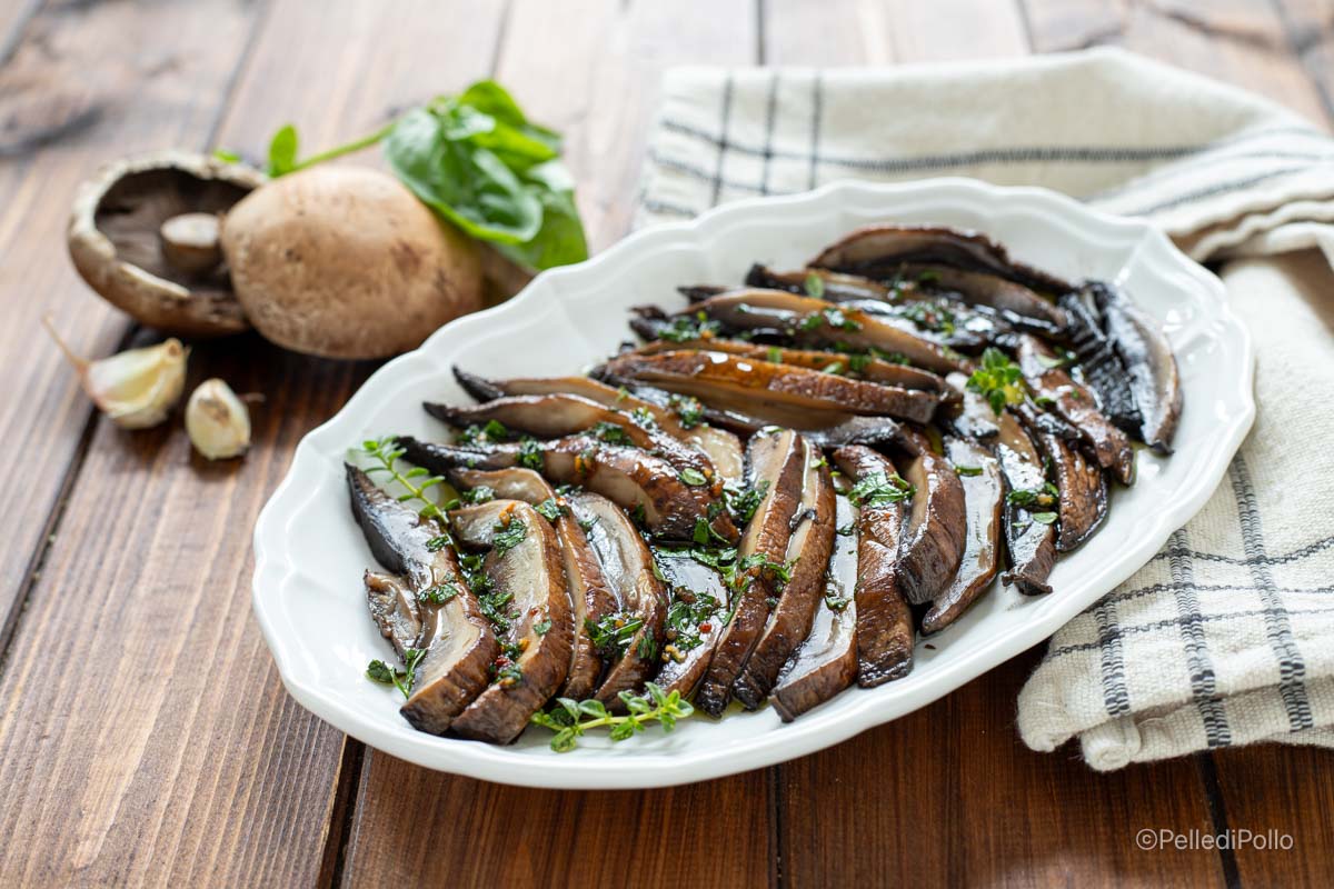 Portobello Mushroom Slices