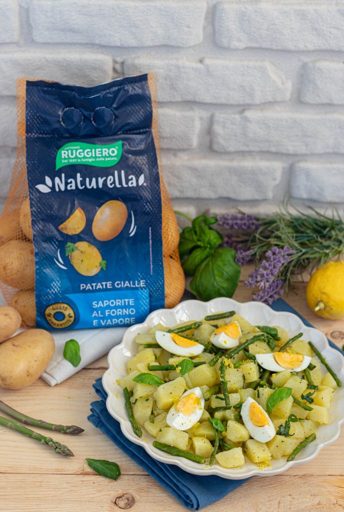 potato salad with asparagus