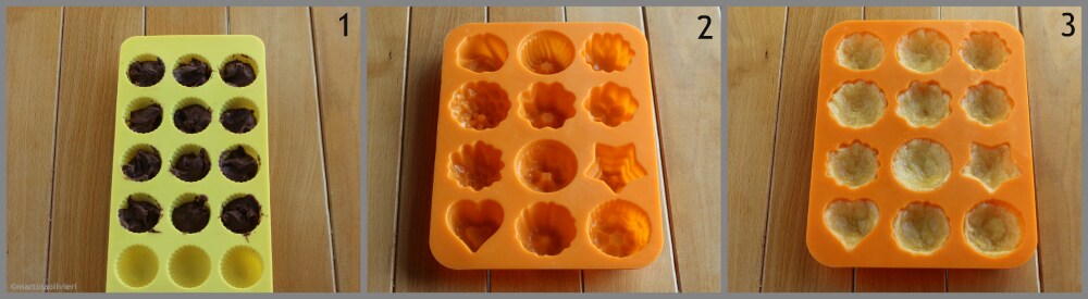 Mini Cakes with Nutella Center