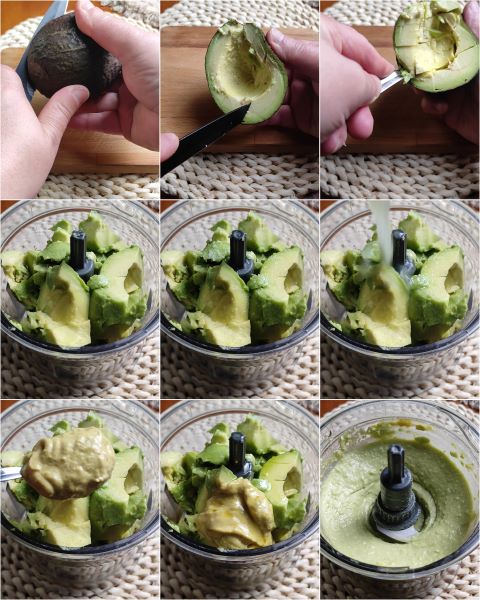 preparation of avocado mayonnaise