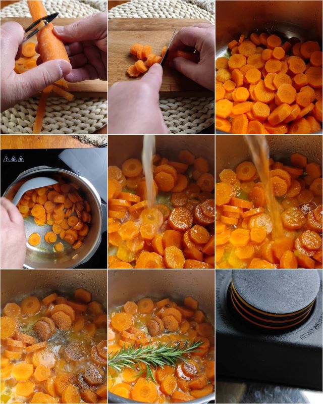 preparation of tangy carrots
