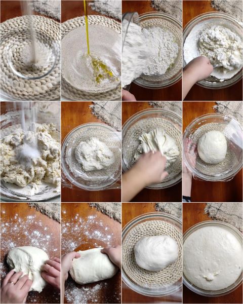 preparation of the dough