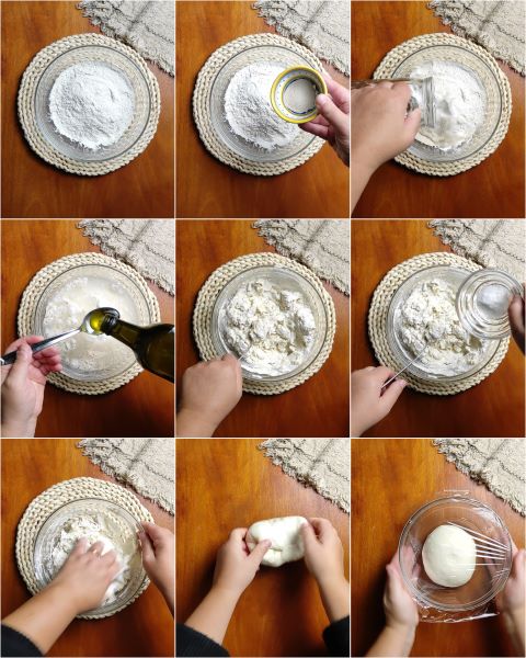 preparation of the dough