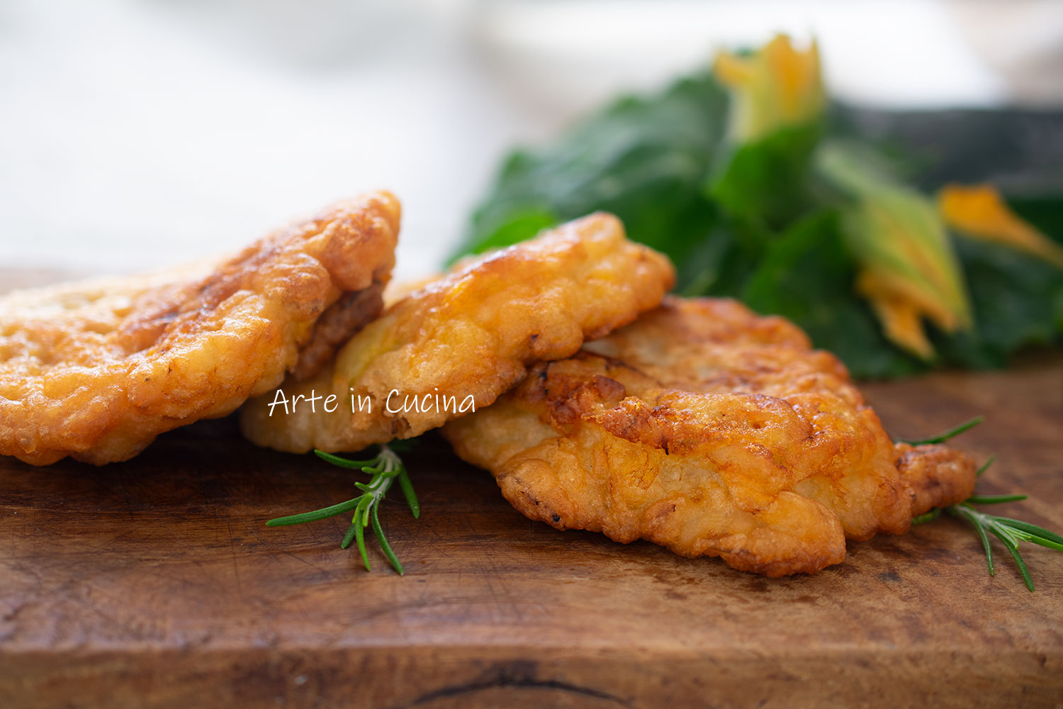 Pumpkin Flower Fritters