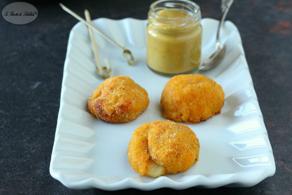 Pumpkin Meatballs with Mustard and Honey Sauce