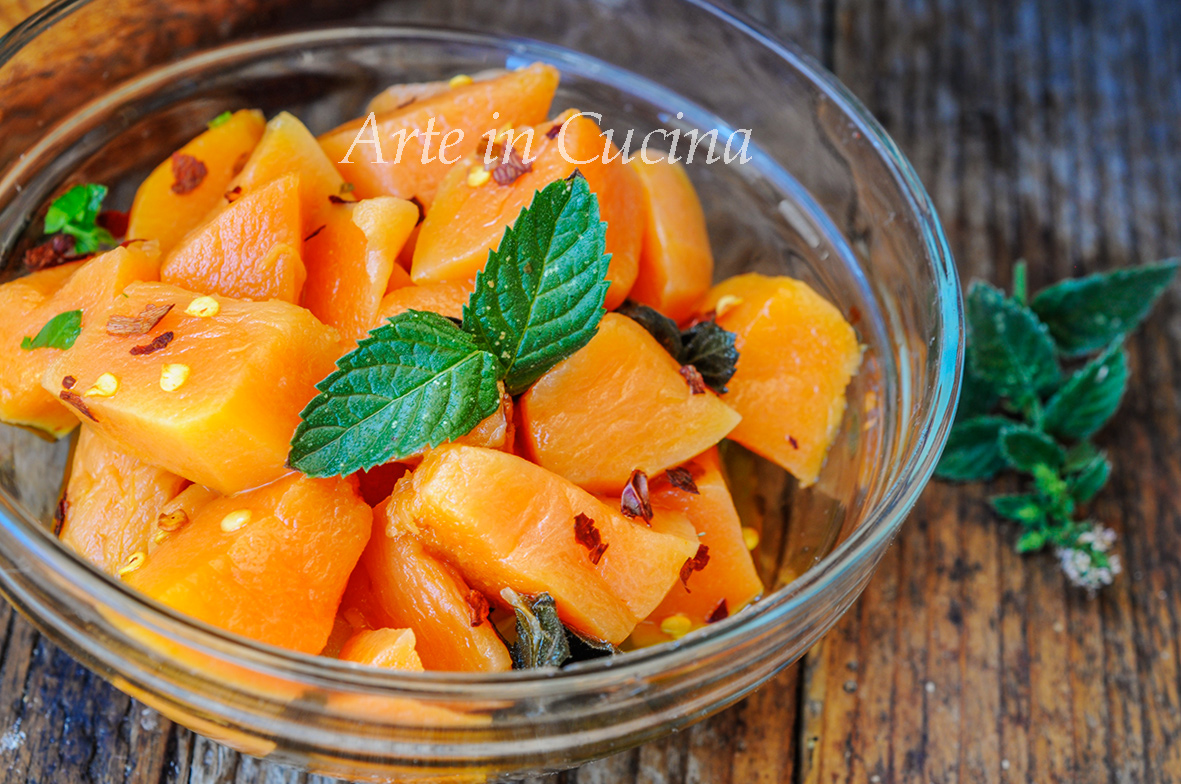 Pumpkin in Scapece Easy and Fast Recipe