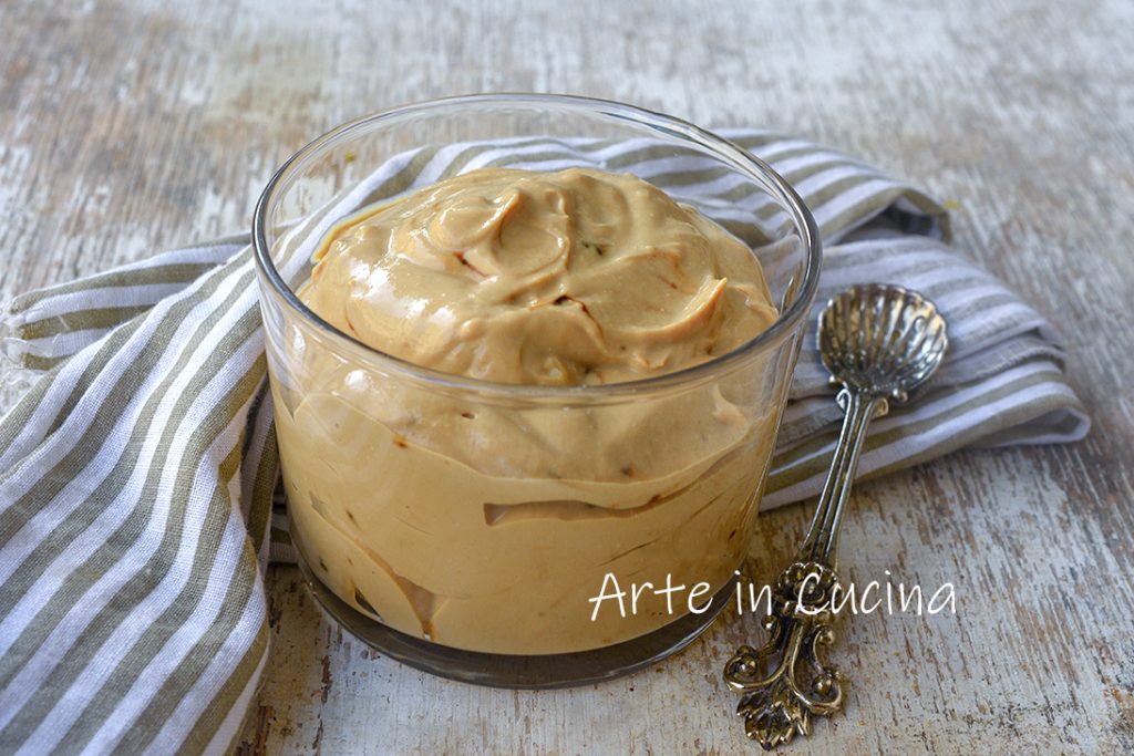 Quick coffee and ricotta cream