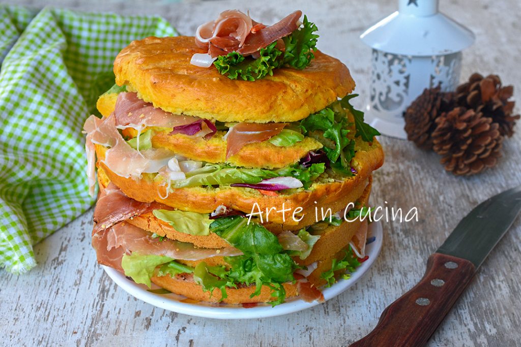 Quick gastronomic panettone without leavening