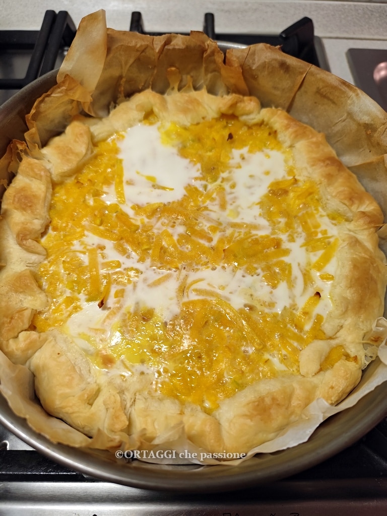 quick pumpkin and cheese pie