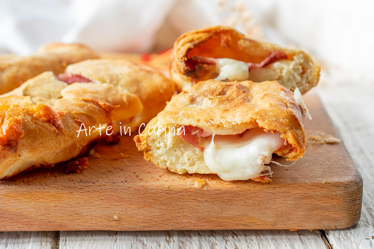 Quick turnovers with salami and provolone