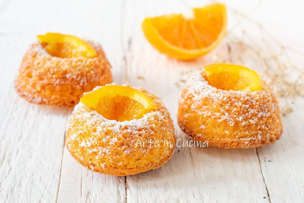 Quick soft orange donuts