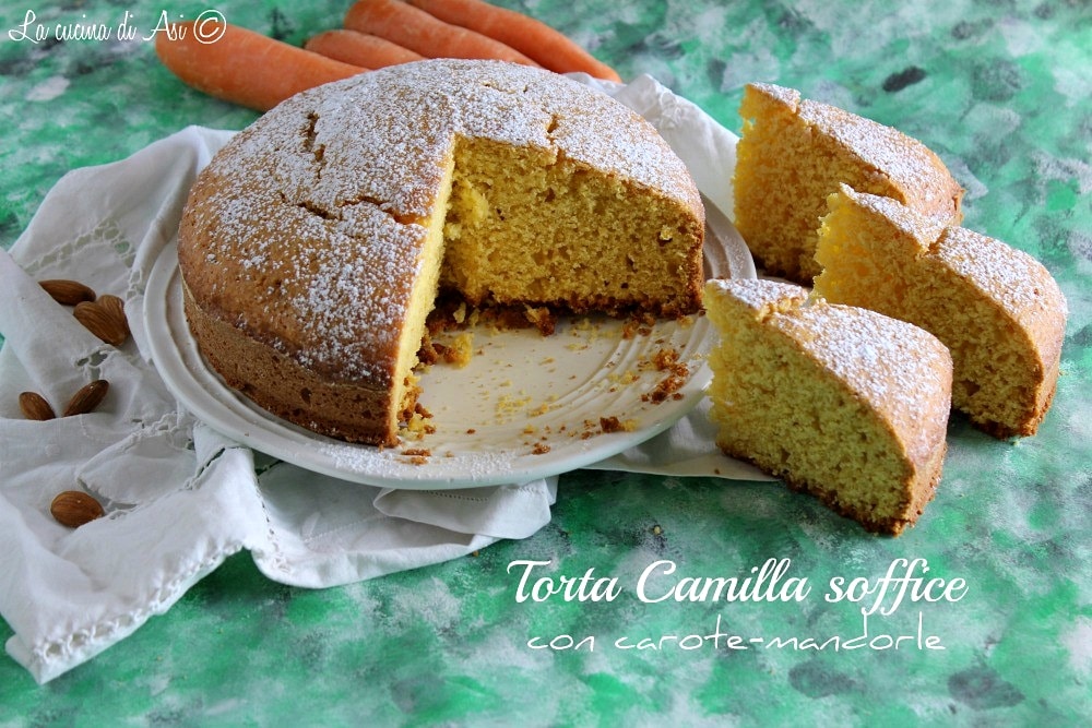 Soft Camilla Cake with Carrots and Almonds