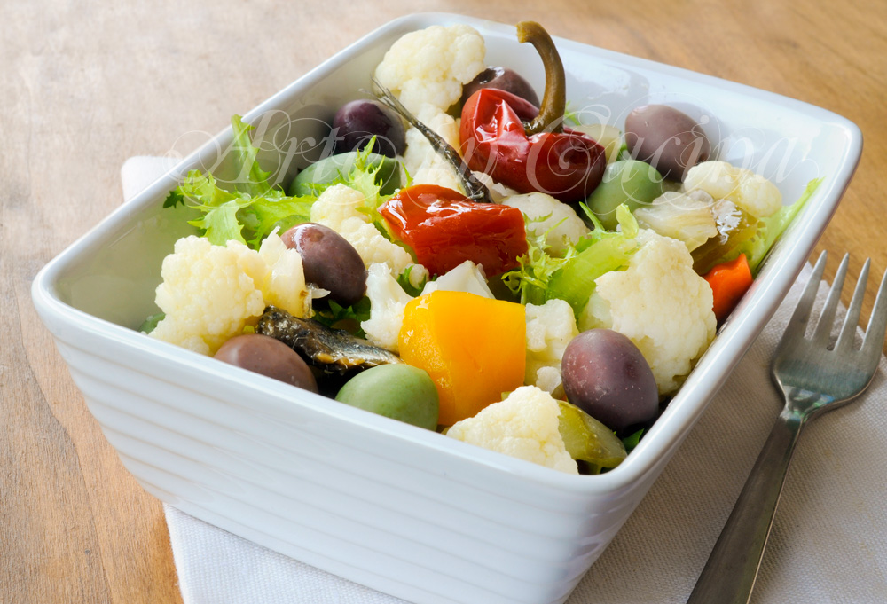 Traditional Neapolitan Reinforced Salad Christmas Eve Recipe