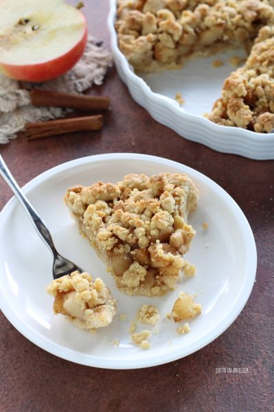 remove the cake from the oven, let it cool, and serve it in slices with powdered sugar