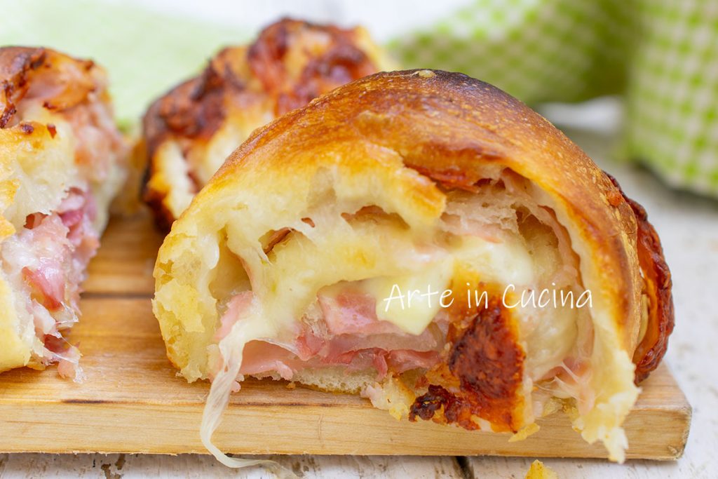 Rustic Rolls Stuffed with Ham and Provola