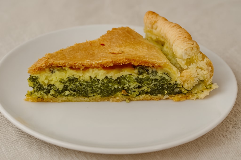 rustic spinach pie