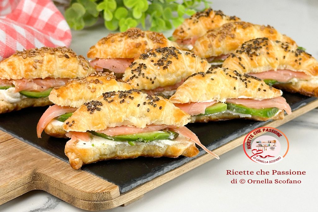 smoked salmon savory croissants recipe