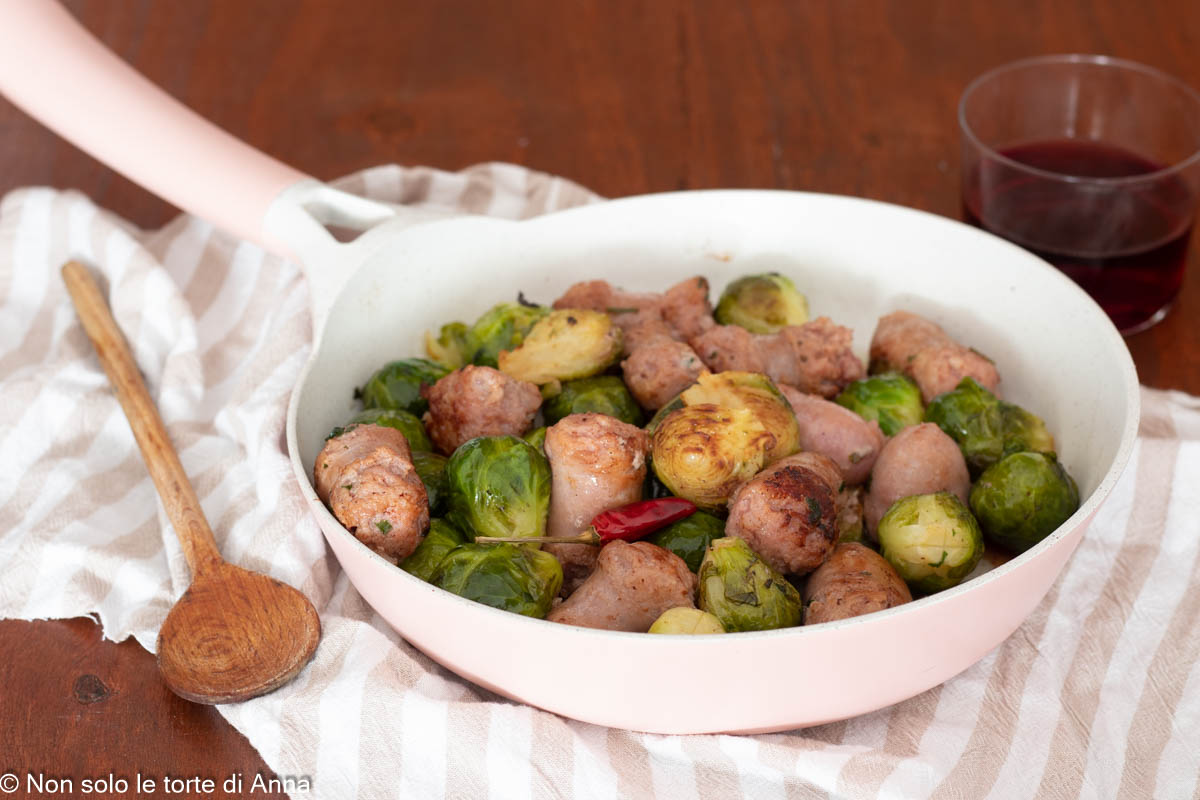 Sausages with Brussels Sprouts
