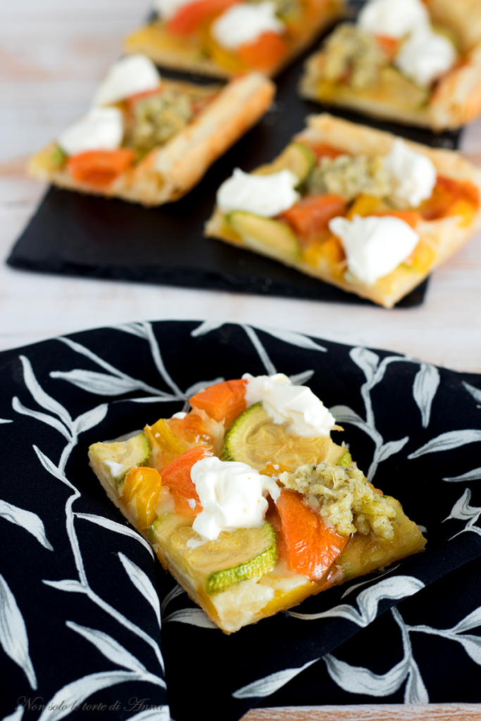 savory pie with vegetables