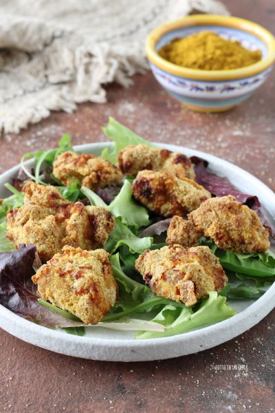 serve the bites hot with salad