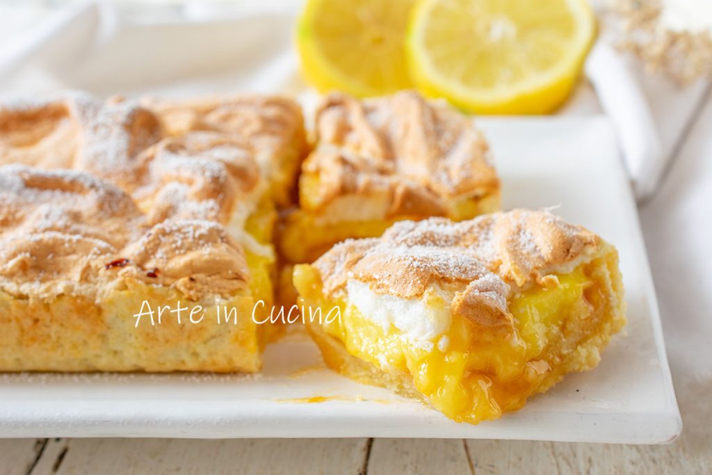 Slavic Lemon Tart Quick Pie