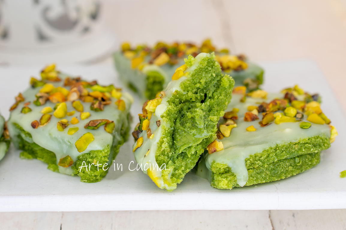 Soft Pistachio Mostaccioli