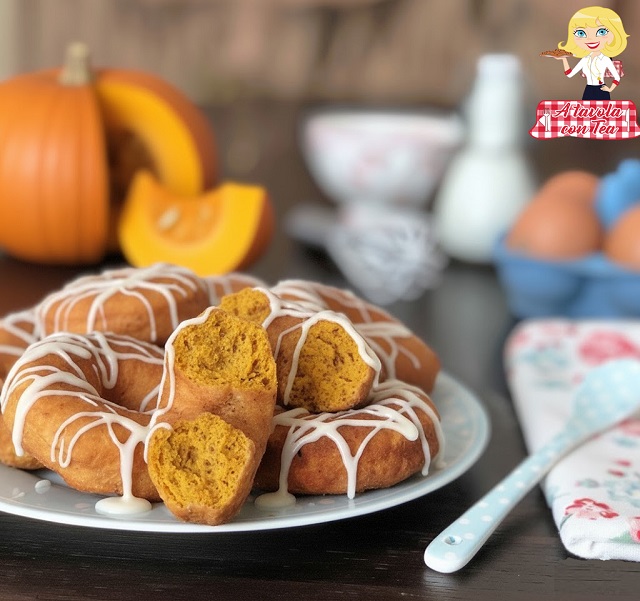 SOFT PUMPKIN DONUTS