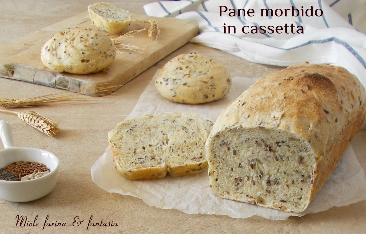 Soft Semolina Bread with Seeds