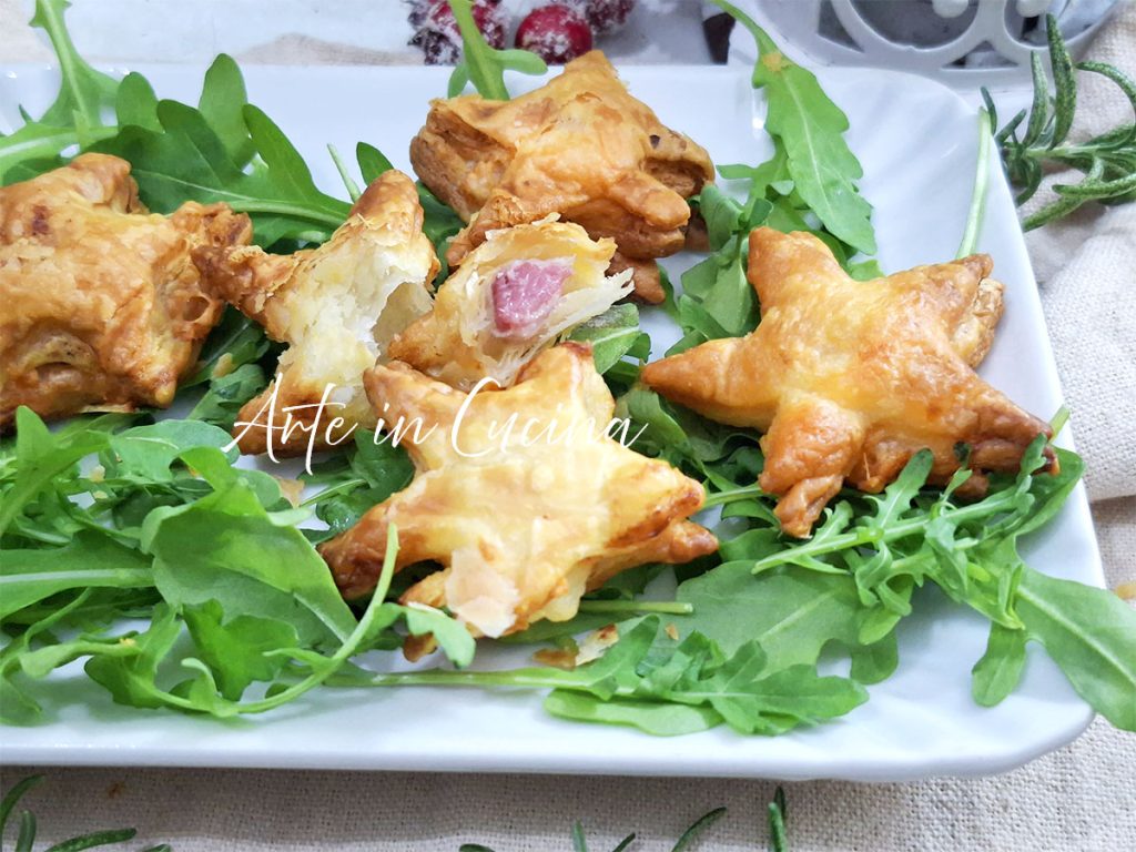 STARS with BACON and PROVOLONE