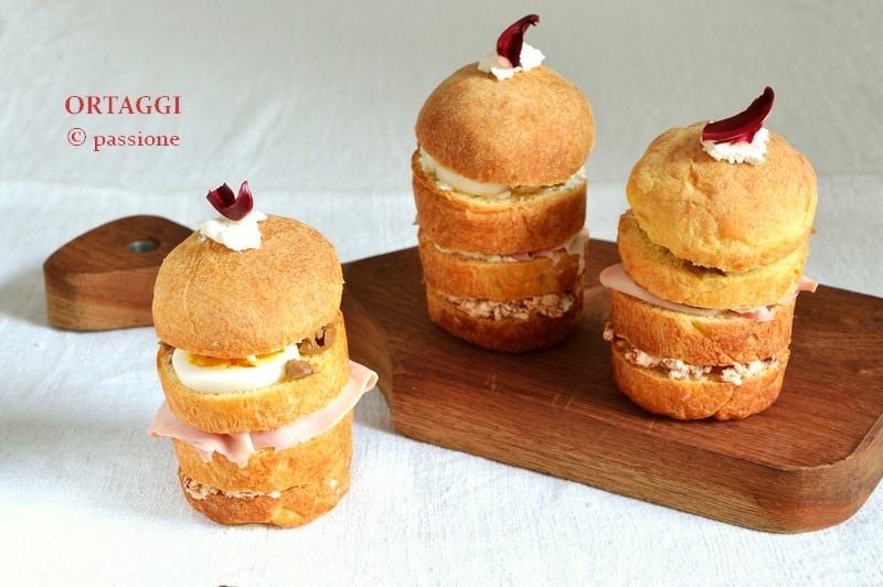stuffed gourmet mini panettone VEGGIES © passion by Sara Breadstick