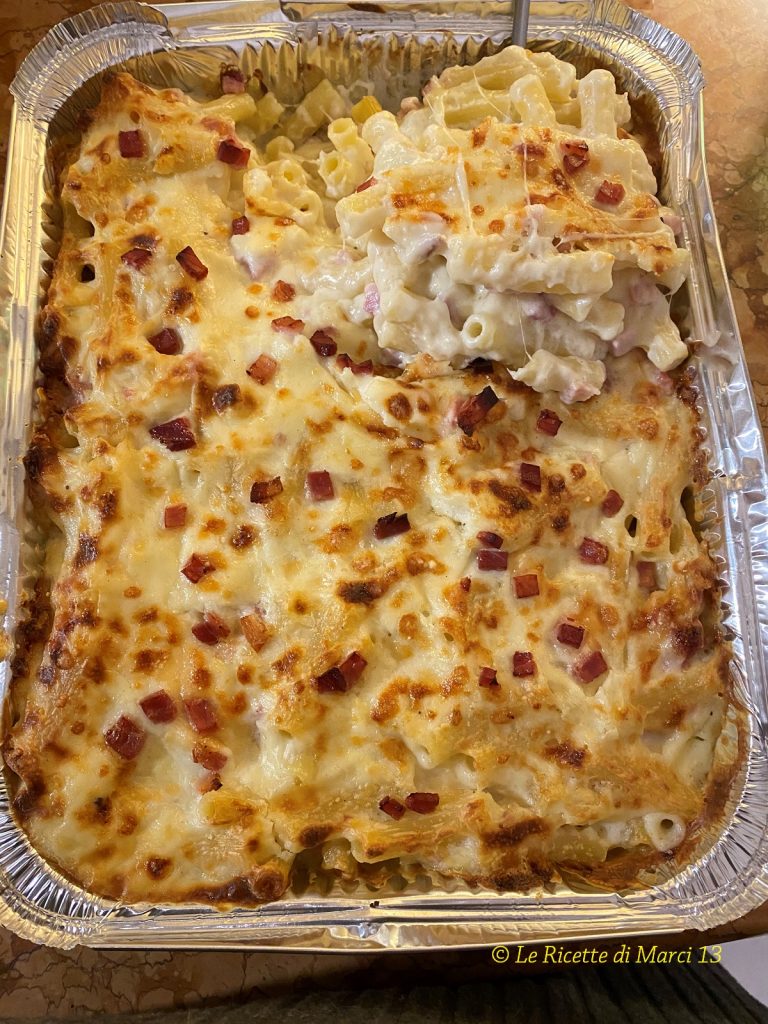 Stuffed White Baked Pasta