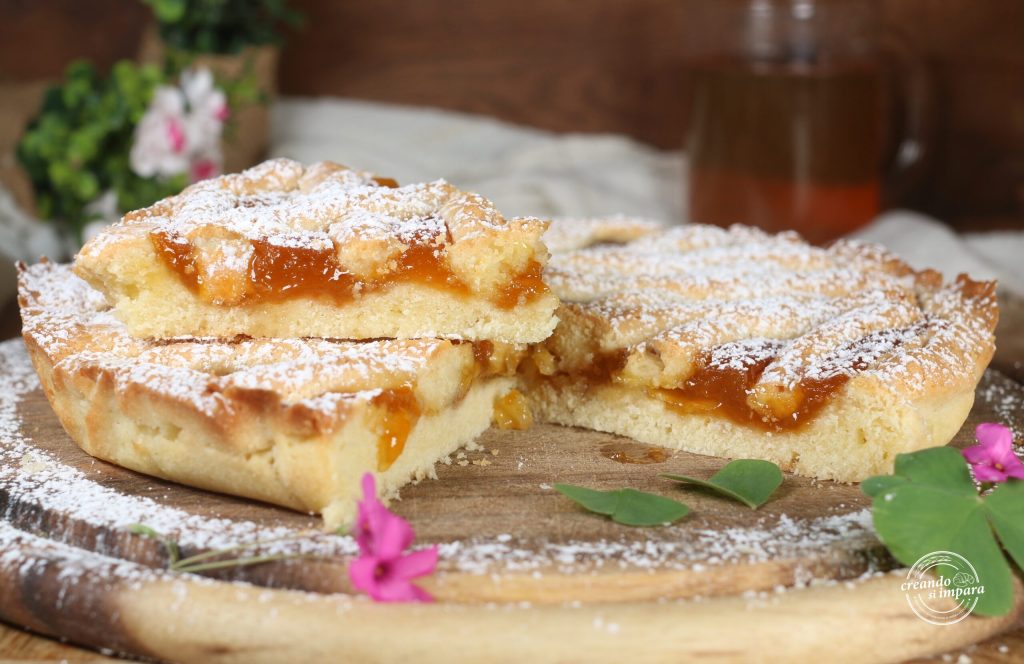 tart with whipped shortcrust pastry