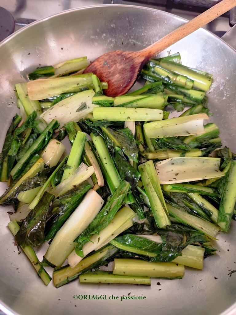 tasty sautéed chicory