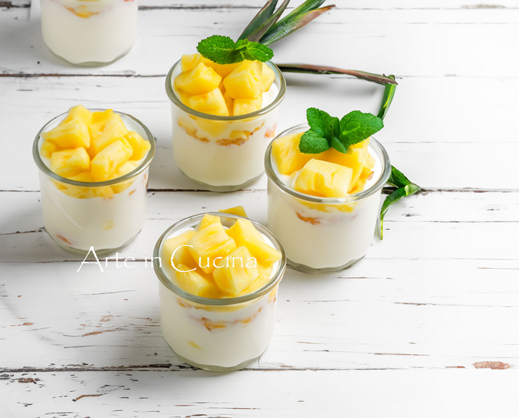 Yogurt and Pineapple Tiramisu