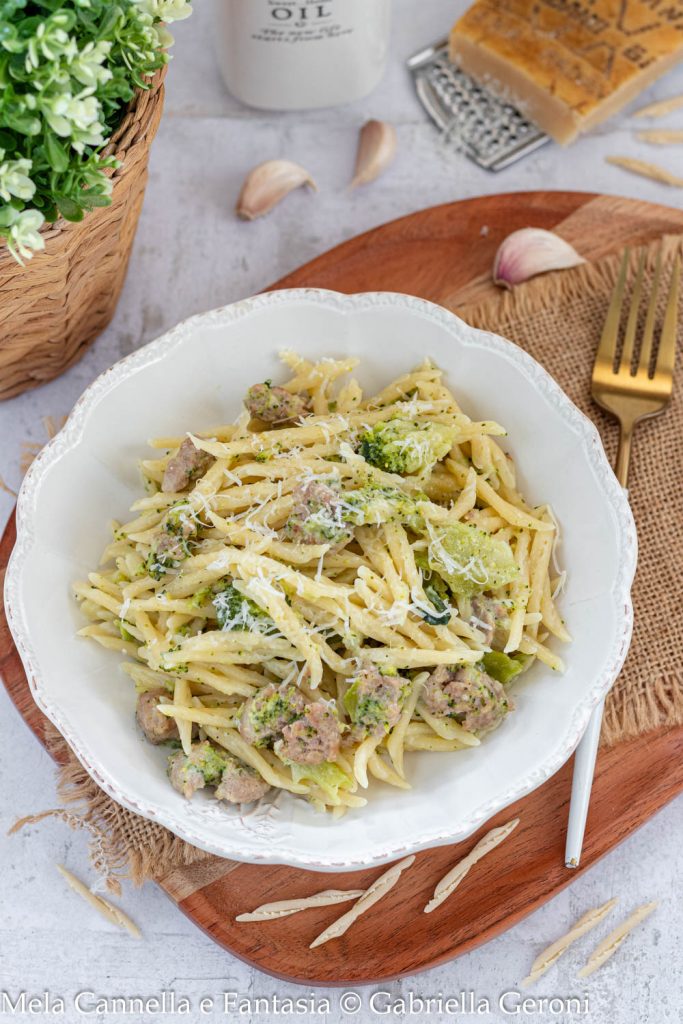 trofie broccoli and sausage