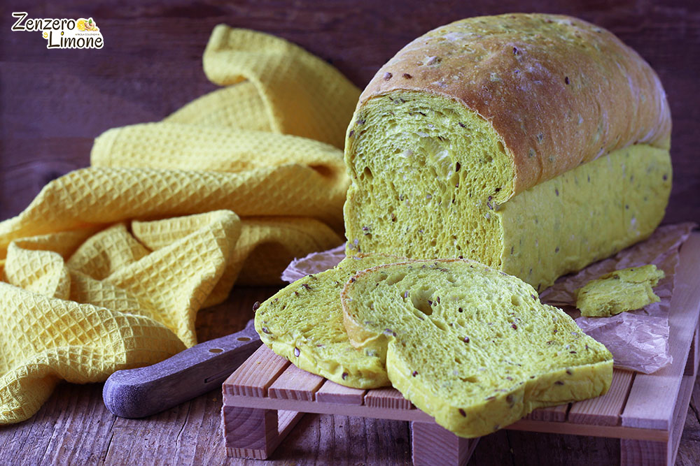 Turmeric and Mixed Seeds Bread