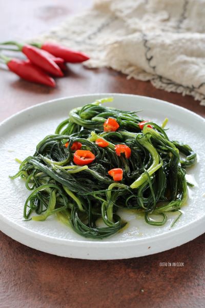 turn off the heat and serve the vegetables