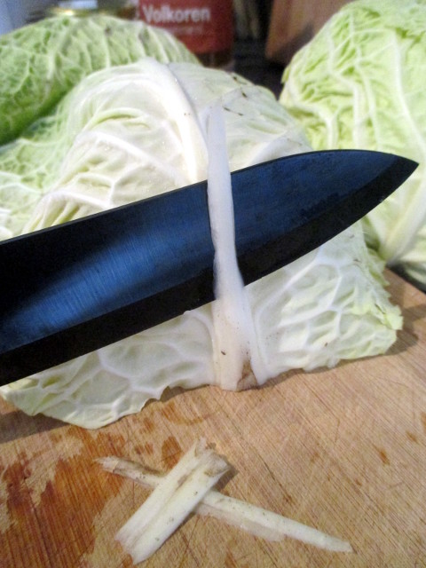 Vegan cabbage rolls preparation, Eat without Belly