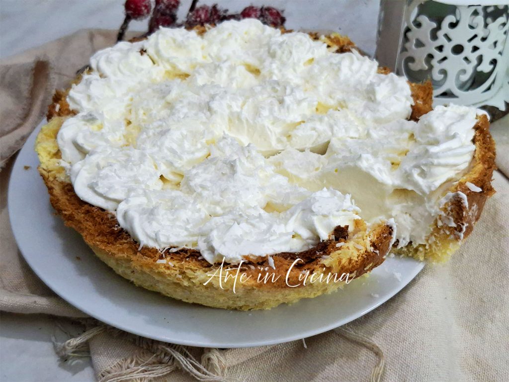 WHITE CHRISTMAS PANDORO TART