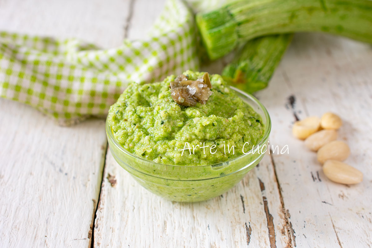 Zucchini and Almond Pesto