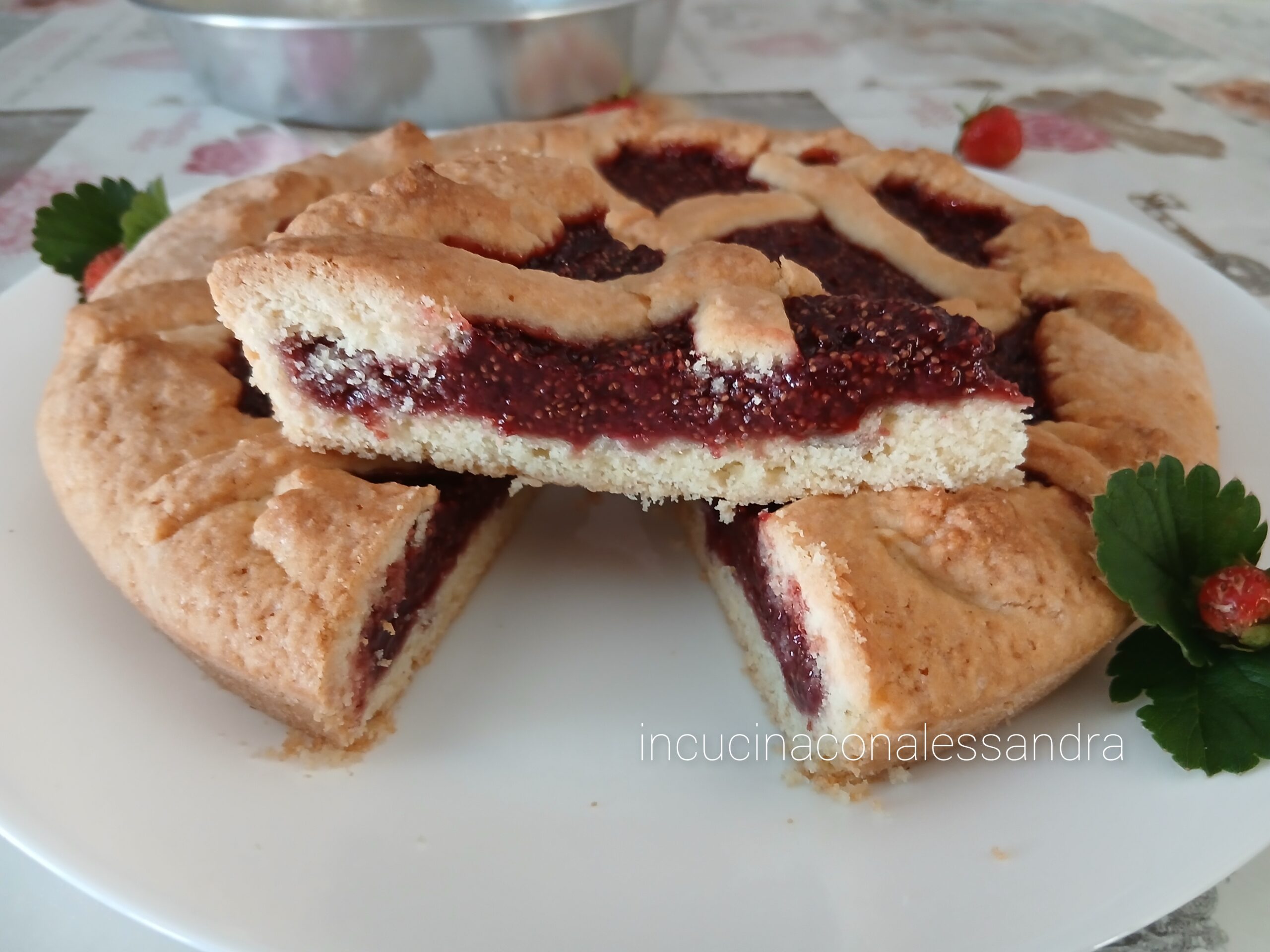 Wild Strawberry Tart