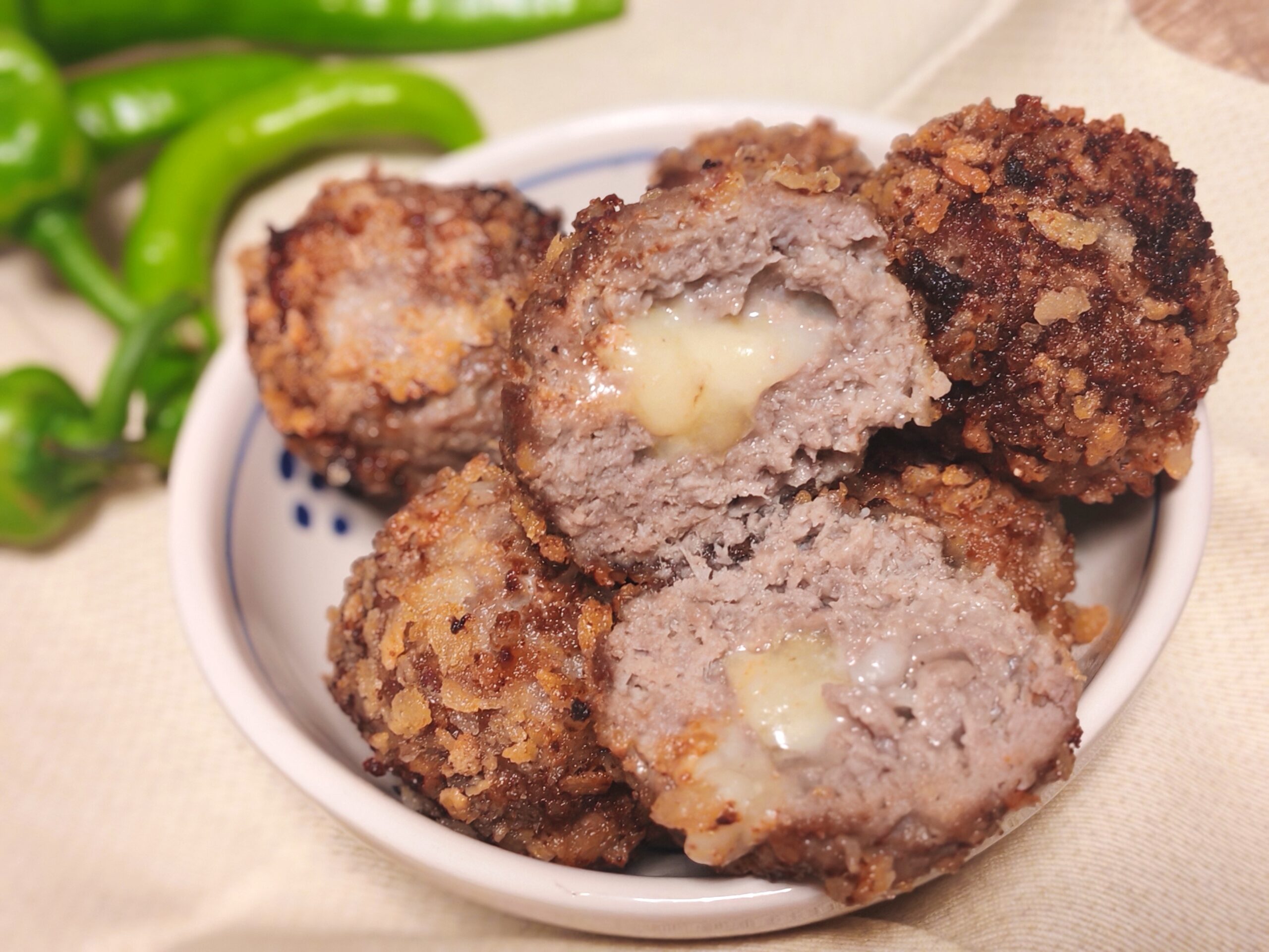 Fried Meatballs Stuffed with Caciocavallo