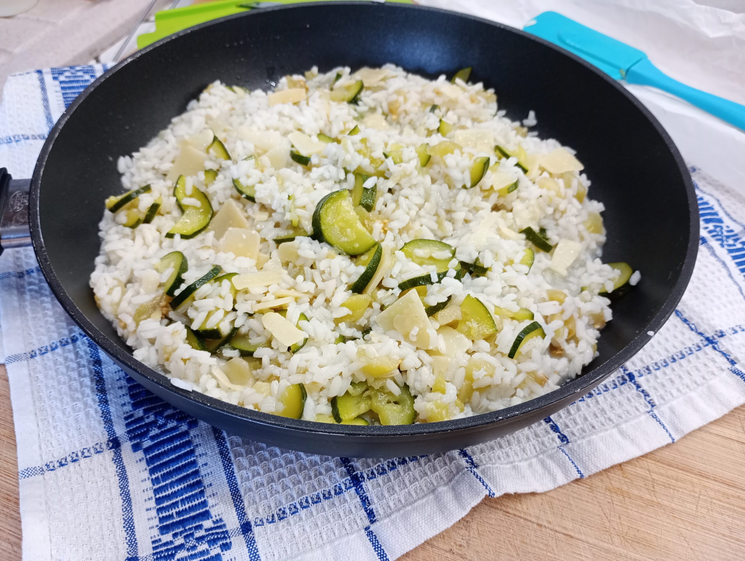 Rice with Zucchini and Eggplants
